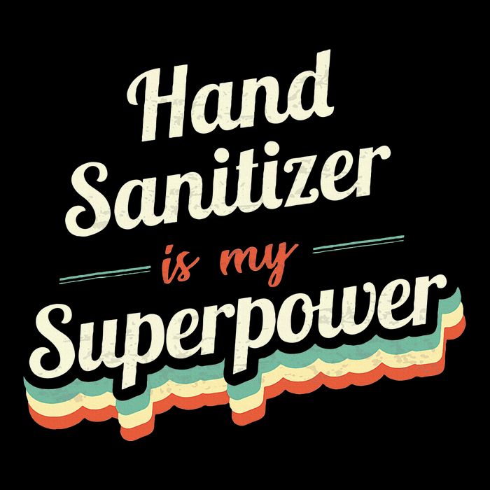 Hand Sanitizer Is My Superpower 7-Panel Snapback Hat