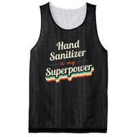 Hand Sanitizer Is My Superpower Mesh Reversible Basketball Jersey Tank