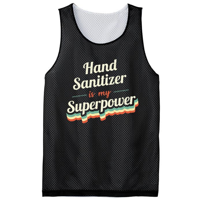 Hand Sanitizer Is My Superpower Mesh Reversible Basketball Jersey Tank