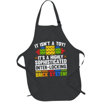 Highly Sophisticated Interlocking Brick System Full-Length Apron With Pockets