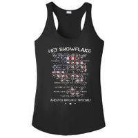 Hey Snowflake In The Real World Veteran Military Ladies PosiCharge Competitor Racerback Tank