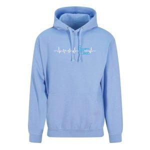 Heartbeat Ski Instructor Skiing Winter Sports Gift Skier Unisex Surf Hoodie