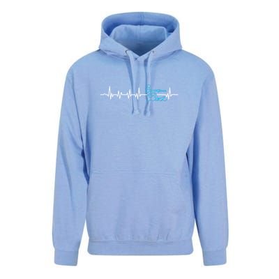 Heartbeat Ski Instructor Skiing Winter Sports Gift Skier Unisex Surf Hoodie