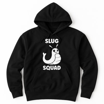 Humor Slugs Insect Cute Minimalist Simple Squad Slug Hoodie