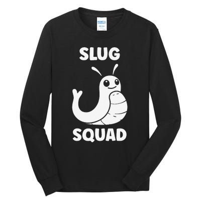 Humor Slugs Insect Cute Minimalist Simple Squad Slug Tall Long Sleeve T-Shirt