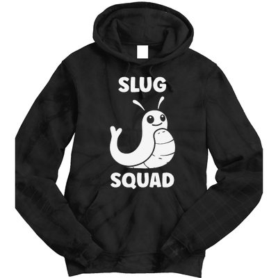 Humor Slugs Insect Cute Minimalist Simple Squad Slug Tie Dye Hoodie