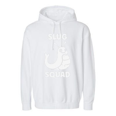 Humor Slugs Insect Cute Minimalist Simple Squad Slug Garment-Dyed Fleece Hoodie