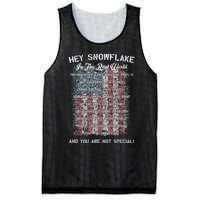 Hey Snowflake In The Real World Military Mesh Reversible Basketball Jersey Tank