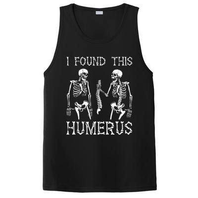 Halloween Skeleton I Found Humerus Funny Costume PosiCharge Competitor Tank