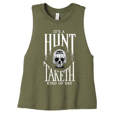 Hunt: Showdown It's A Hunt Taketh Kind Of Day Women's Racerback Cropped Tank