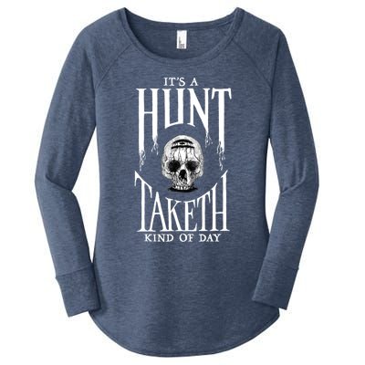 Hunt: Showdown It's A Hunt Taketh Kind Of Day Women's Perfect Tri Tunic Long Sleeve Shirt