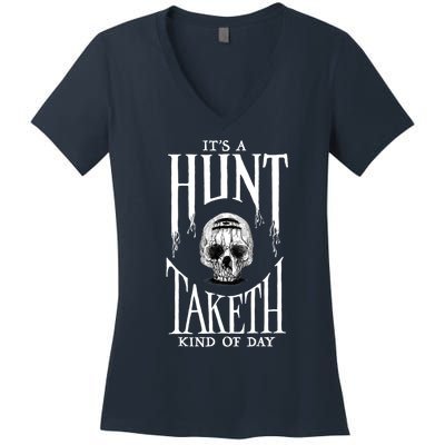 Hunt: Showdown It's A Hunt Taketh Kind Of Day Women's V-Neck T-Shirt