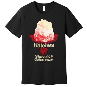 Hawaii Shave Ice Retro Haleiwa Premium T-Shirt