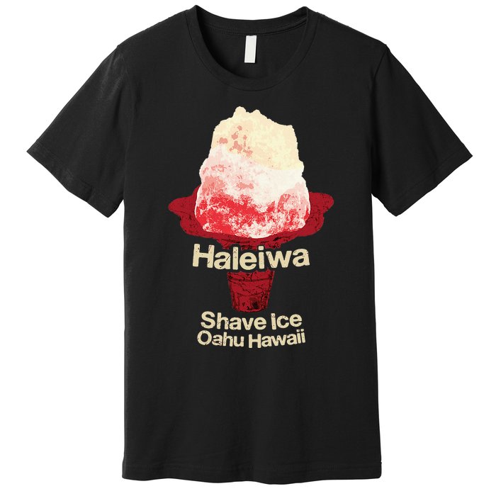 Hawaii Shave Ice Retro Haleiwa Premium T-Shirt