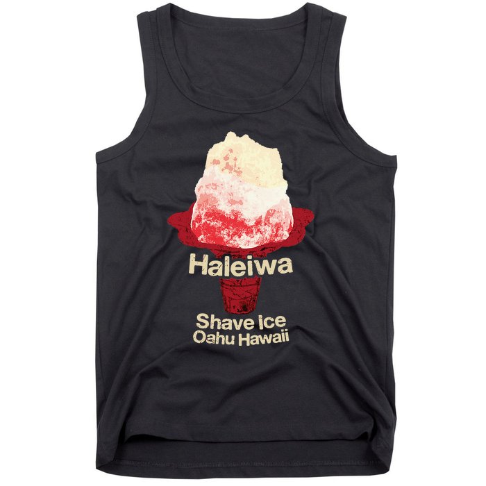 Hawaii Shave Ice Retro Haleiwa Tank Top