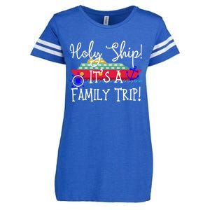 Holy Ship! It's A Family Trip Cute Gift Enza Ladies Jersey Football T-Shirt