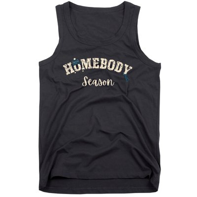 Homebody Season Introvert Shy Guy Fall Vibes Winter Blues Tank Top