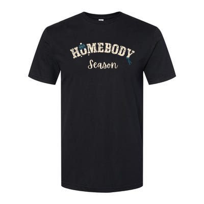 Homebody Season Introvert Shy Guy Fall Vibes Winter Blues Softstyle CVC T-Shirt