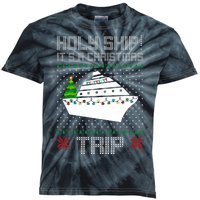 Holy Ship It's A Christmas Trip Family Vacation Cruise Kids Tie-Dye T-Shirt