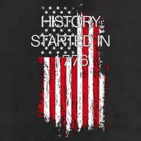 History Started In 1776 Garment-Dyed Fleece Hoodie