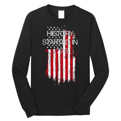History Started In 1776 Long Sleeve Shirt