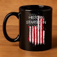 History Started In 1776 11oz C Handle Ceramic Mug