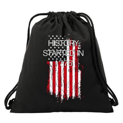 History Started In 1776 Drawstring Bag