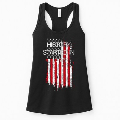 History Started In 1776 Womens Tank Top