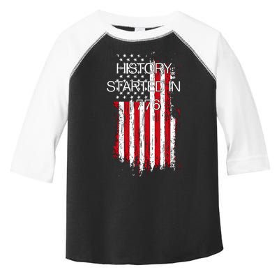 History Started In 1776 Toddler Fine Jersey T-Shirt