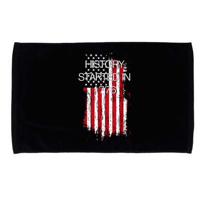 History Started In 1776 Microfiber Hand Towel