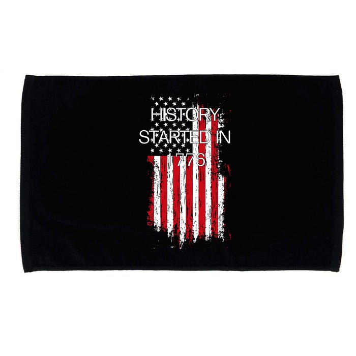 History Started In 1776 Microfiber Hand Towel