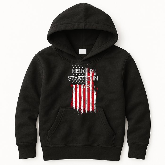 History Started In 1776 Kids Hoodie