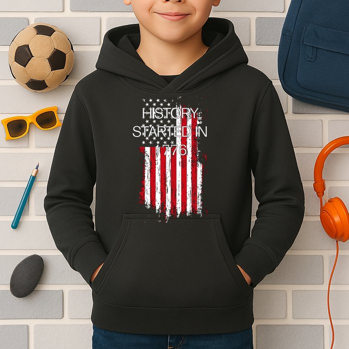 History Started In 1776 Kids Hoodie