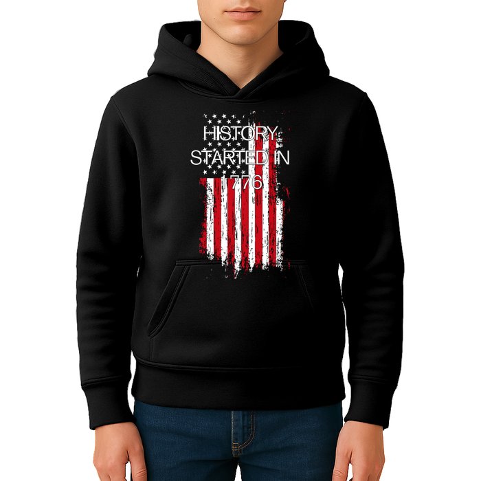 History Started In 1776 Kids Hoodie
