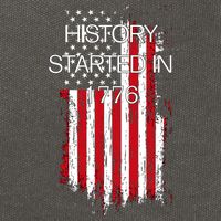 History Started In 1776 Cotton Canvas Backpack