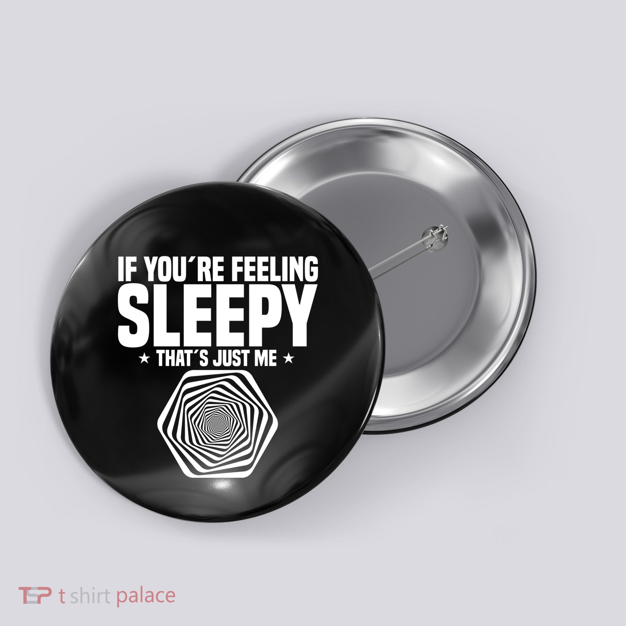 Hypnotist Spiral Illusion Button