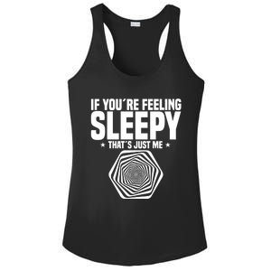 Hypnotist Spiral Illusion Ladies PosiCharge Competitor Racerback Tank