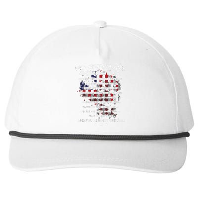 Hey Snowflake In The Real World Veteran Military Snapback Five-Panel Rope Hat