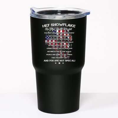 Hey Snowflake In The Real World Veteran Military Tumbler