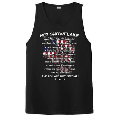 Hey Snowflake In The Real World Veteran Military PosiCharge Competitor Tank