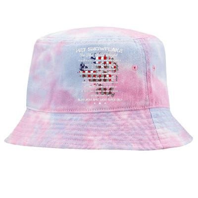 Hey Snowflake In The Real World Veteran Military Tie-Dyed Bucket Hat