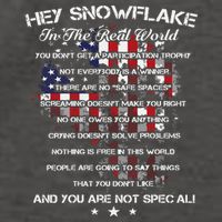 Hey Snowflake In The Real World Veteran Military Vector Backpack