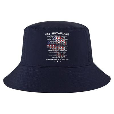 Hey Snowflake In The Real World Veteran Military Cool Comfort Performance Bucket Hat