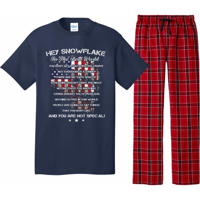 Hey Snowflake In The Real World Veteran Military Pajama Set