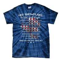 Hey Snowflake In The Real World Veteran Military Tie-Dye T-Shirt