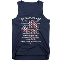 Hey Snowflake In The Real World Veteran Military Tank Top