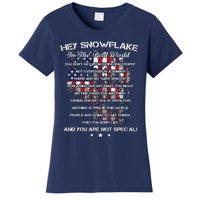 Hey Snowflake In The Real World Veteran Military Women's T-Shirt