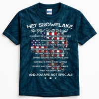 Hey Snowflake In The Real World Veteran Military Kids Tie-Dye T-Shirt