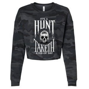 Hunt: Showdown It's A Hunt Taketh Kind Of Day Pullover Cropped Pullover Crew