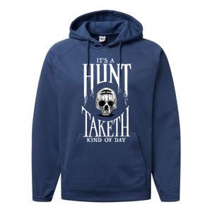 Hunt: Showdown It's A Hunt Taketh Kind Of Day Pullover Performance Fleece Hoodie